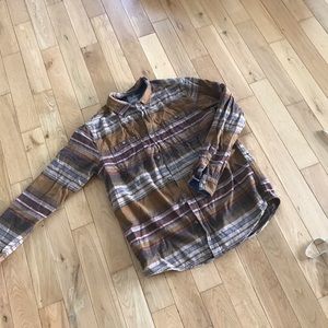 Kolby Navajo Cotton button flannel shirt